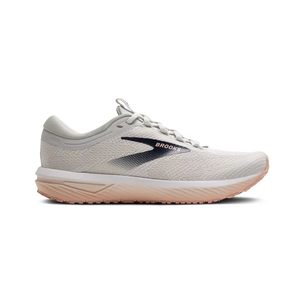 Brooks Revel 7 Oyster White Tropical Peach (120424-1B-195)