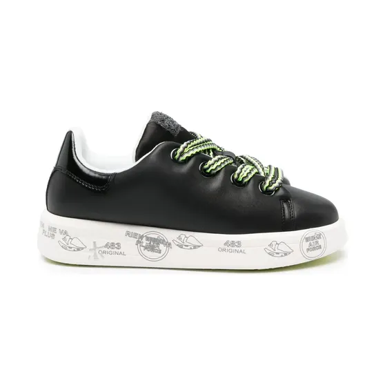 Premiata Belle 6550 leren “Black” (BELLE6550)