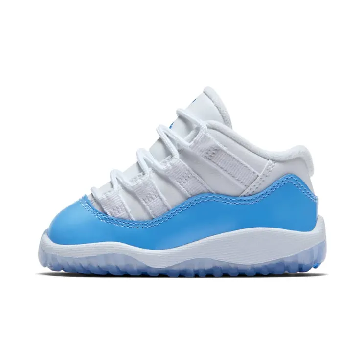 Jordan 11 Retro Low White Black University Blue (505836-106)