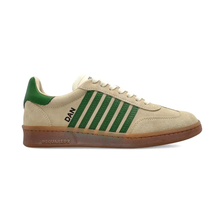 DSQUARED2 Gestreepte suède “Green” (SNW036414170001)