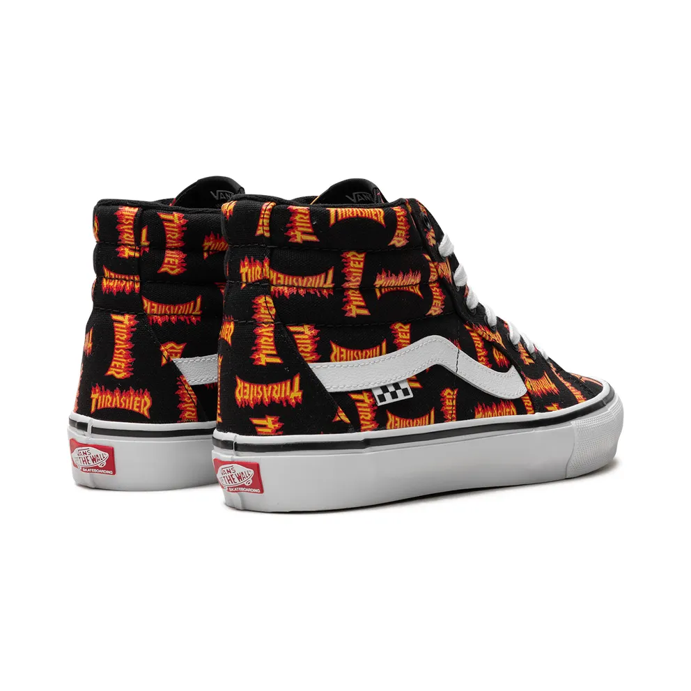 Vans Sk8-Hi “Allover Thrasher Logo” (VN0A5FCCBML)