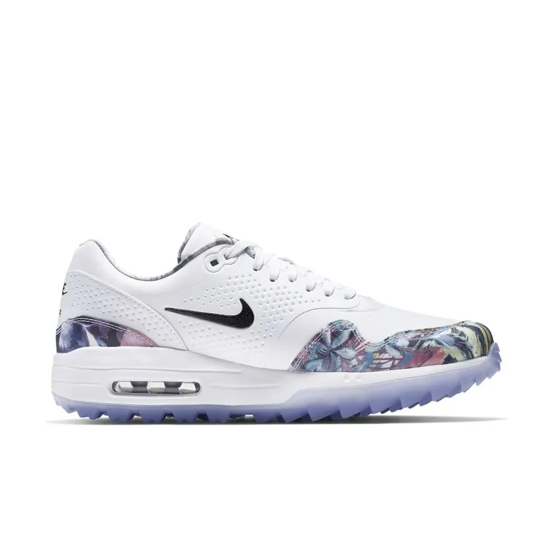 Nike Air Max 1 Golf Tropical Floral (W) White/Purple Dawn-Black (BV0658-100)