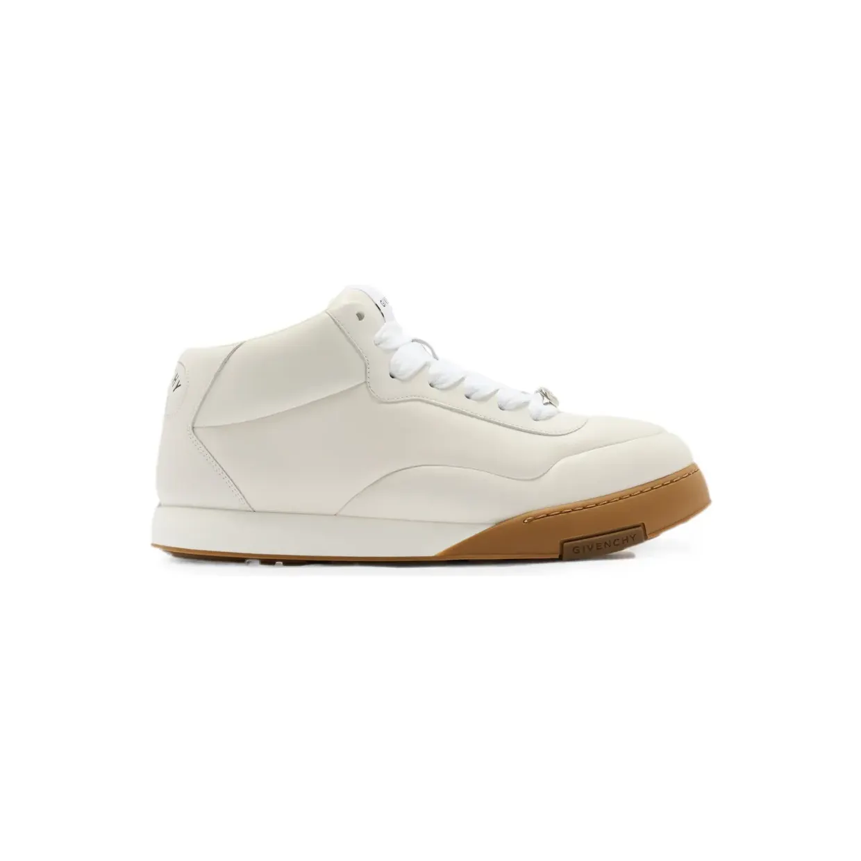 Givenchy logo-plaque leather sneakers – Beige (BH00BEH1YC)