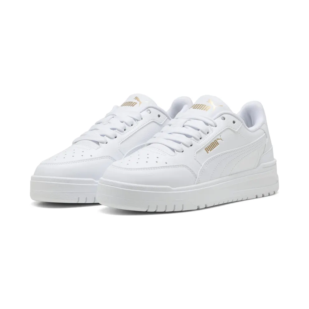 Puma Shuffle Downtown Low “Puma White / Puma White / Puma Gold” (403739_01)