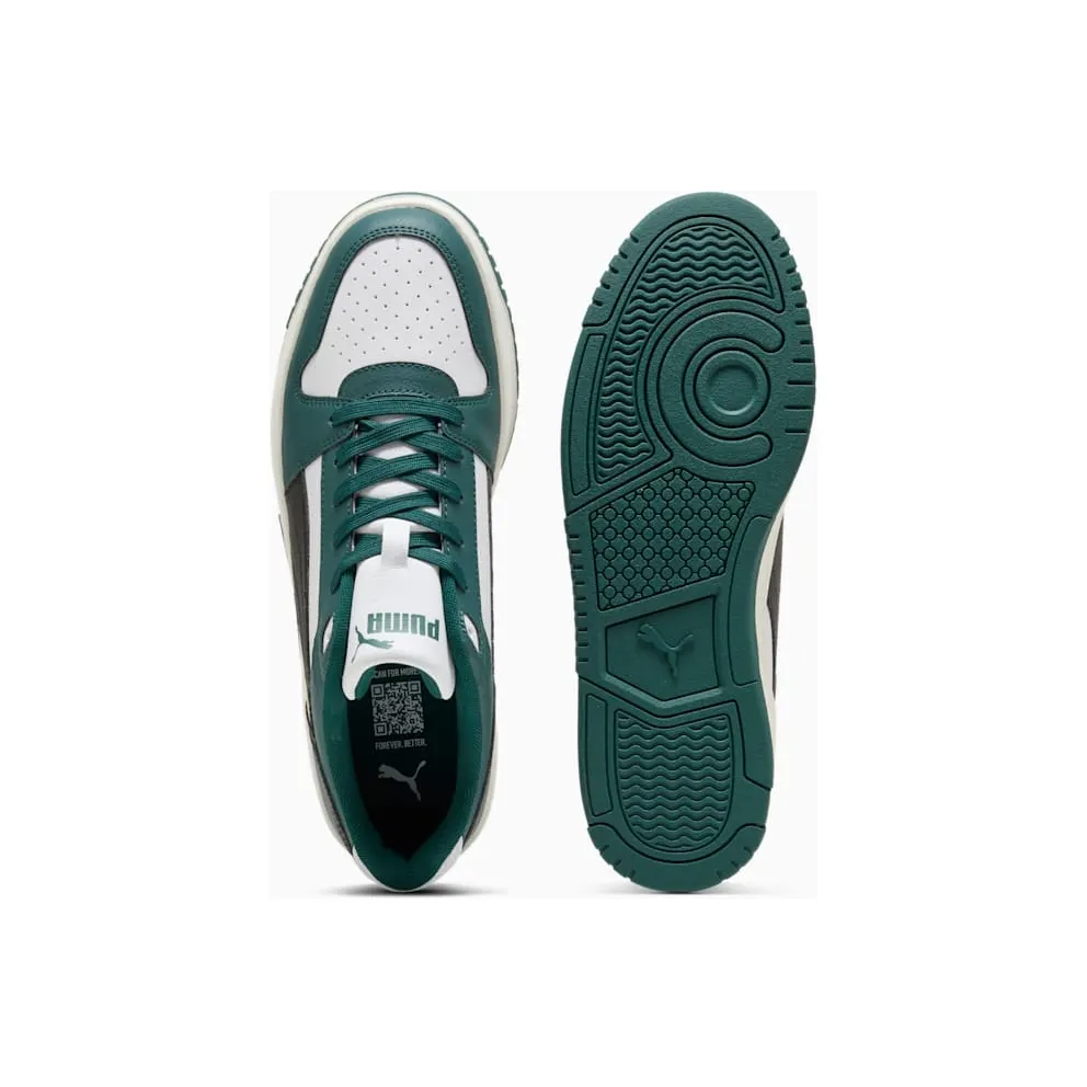 Puma Rebound Dark Green-PUMA Black-PUMA White (407169-05)