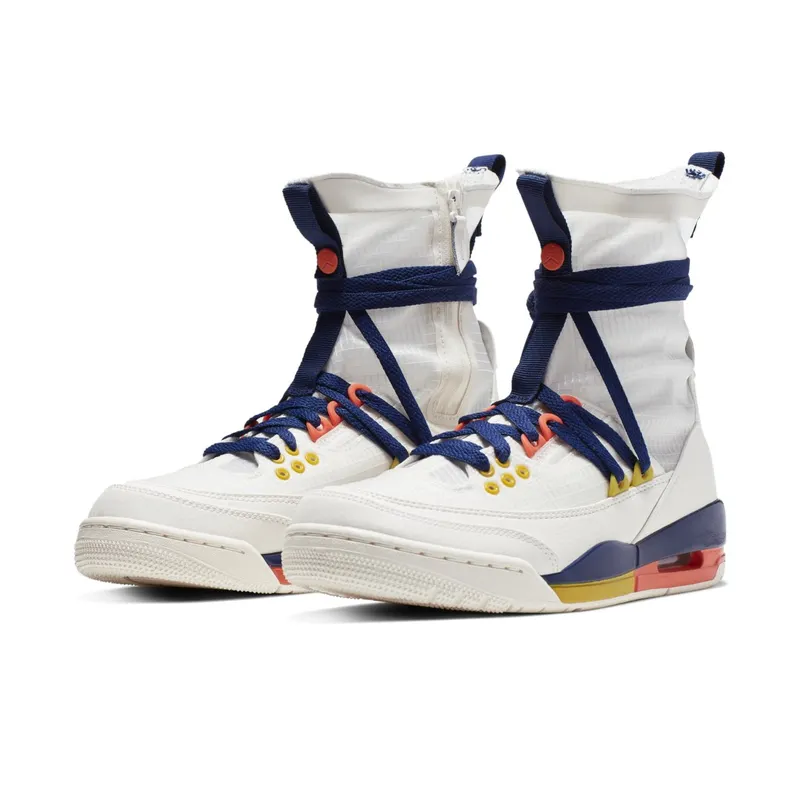 Jordan 3 Retro Explorer Lite XX Sail Multi-Color (W) Sail/Blue Void-Turf Orange-Bright Citron (BQ8394-100)