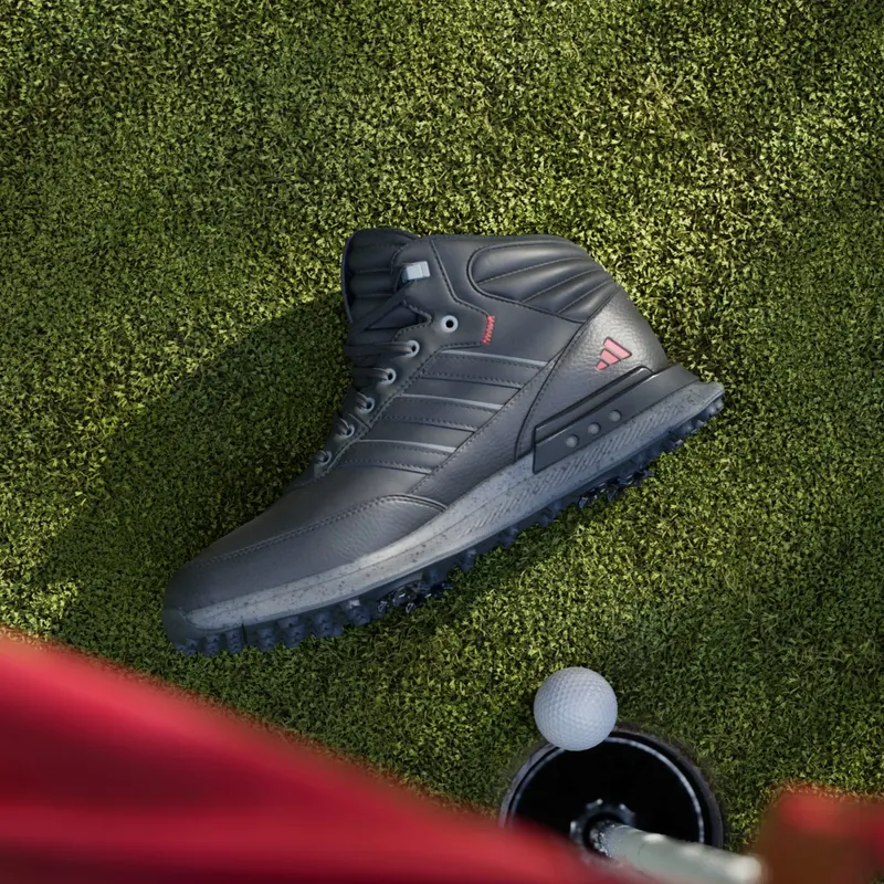 Adidas S2G Rain.RDY Golf “Core Black Iron Metallic Better Scarlet” (IH5177)
