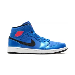 Air Jordan 1 Mid ‘Sport Blue’ Sport Blue/Infrared 23-Black (554724-423)