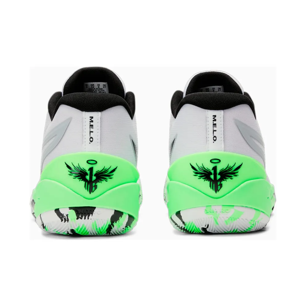 Puma MB.02 Lo LaMel-O Basketball Shoes Green/White (379408-01)