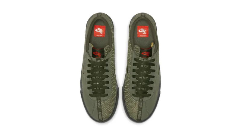Nike SB Bruin ISO Ishod Wair Sequoia Sequoia/Medium Olive-Safety Orange (CN8827-300)