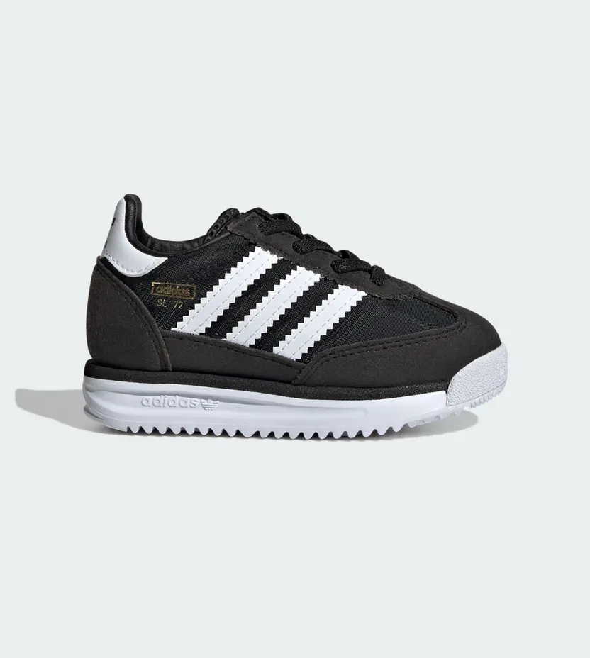 Adidas SL 72 RS Elastic Laces Kids Core Black / Cloud White / Blue (IH2978)