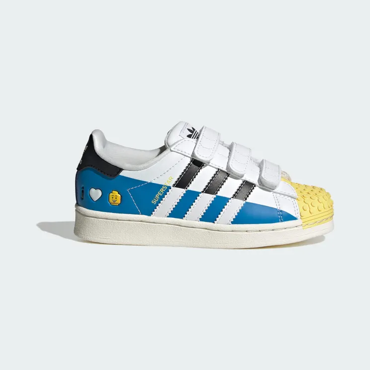 adidas Superstar x LEGO® Kids Cloud White / Core Black / Bright Blue (IF2911)