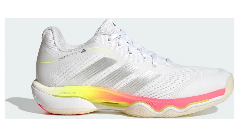 Adidas CRAZYFLIGHT 7 Cloud White / Tech Grey Metallic / Solar Turbo (KI7938)