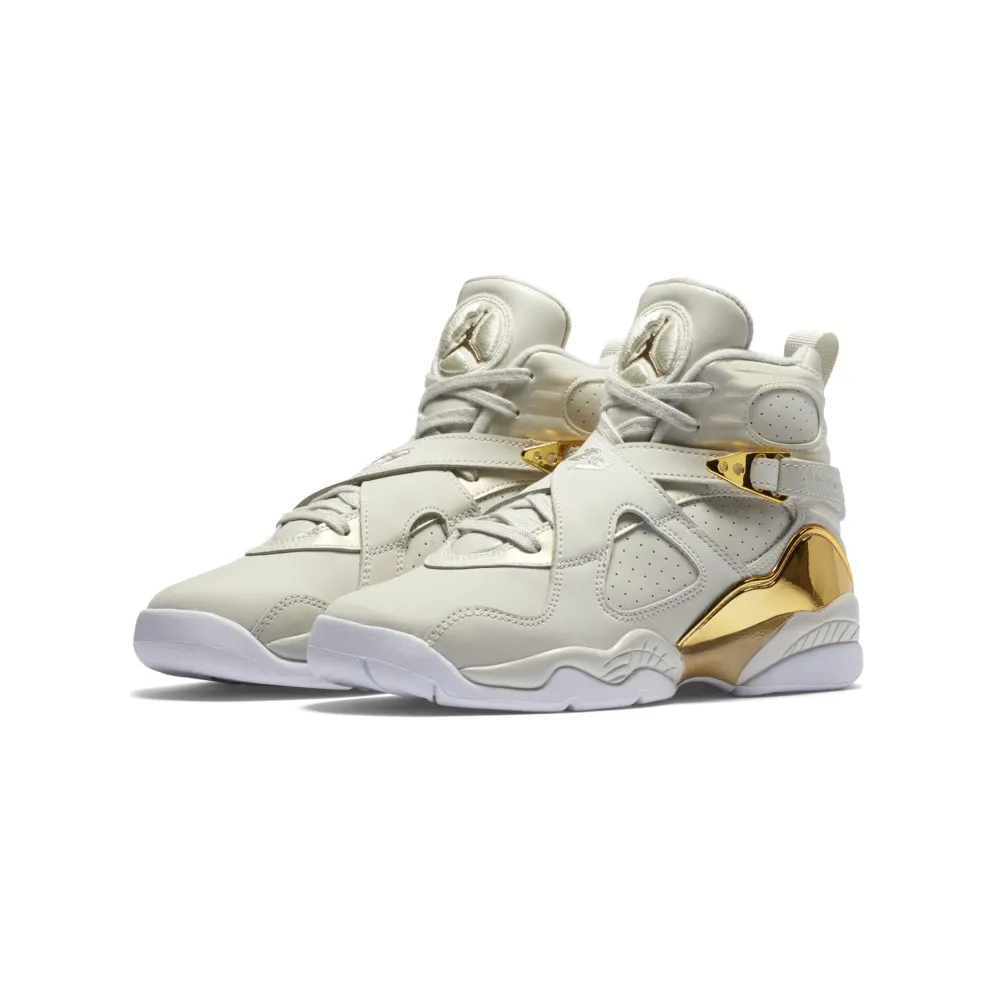 Jordan 8 Retro Champagne (GS) Light Bone/Metallic Gold-White (833378-030)