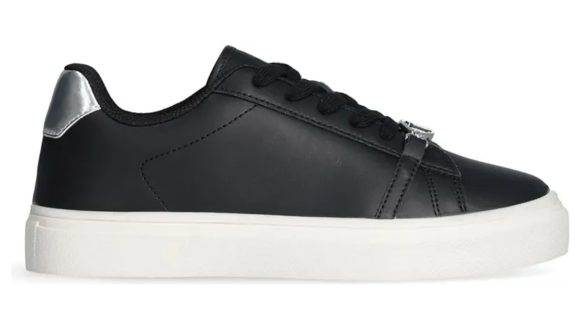 Liu Jo sneaker Calf Leather/Metalli Black/Silver (BF5063PX02601039)