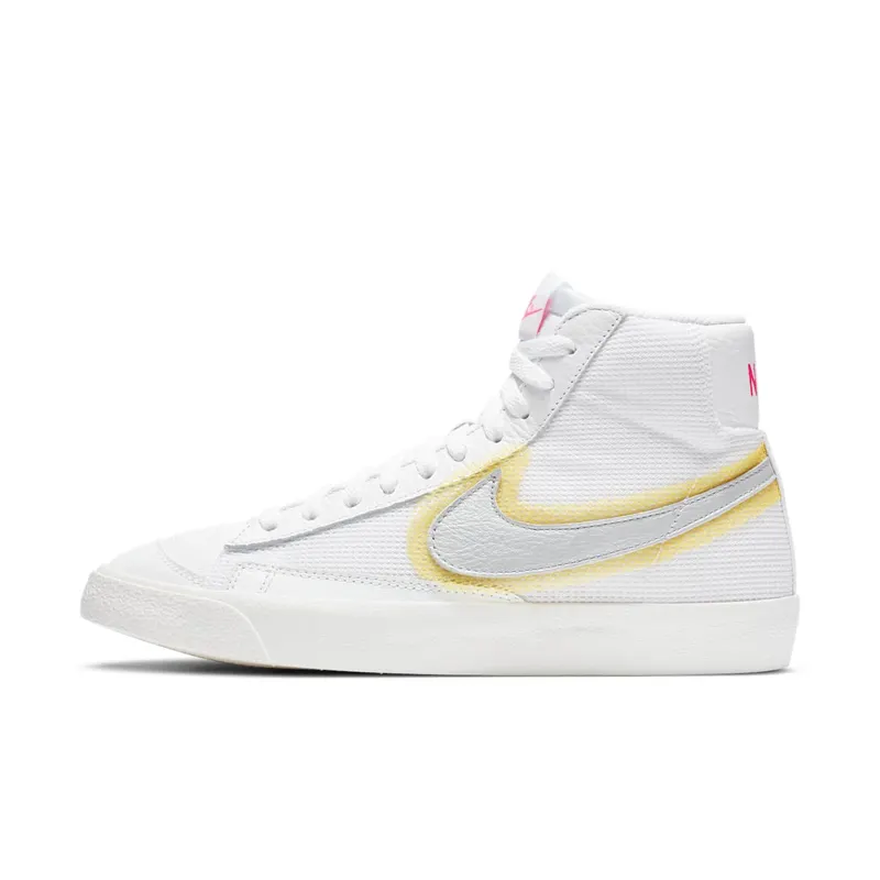 Nike Blazer Mid 77 Cotton Waffle White University Gold White/Metallic Silver-University Gold-Soar (CZ8105-100)
