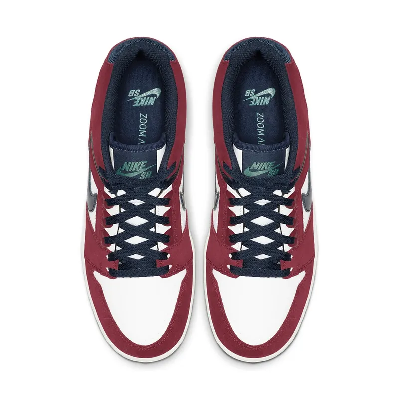 Nike SB Air Force 2 Low Team Red Obsidian Team Red/Obsidian-White-Summit White (AO0300-600)