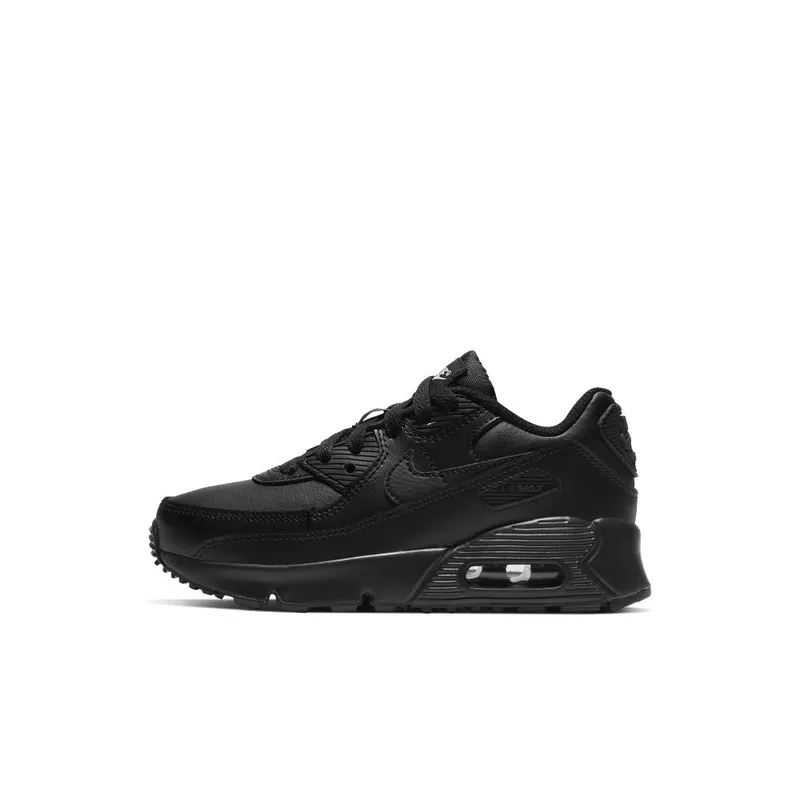 Nike Air Max 90 Black (PS) Black/Black/White (CD6867-001)