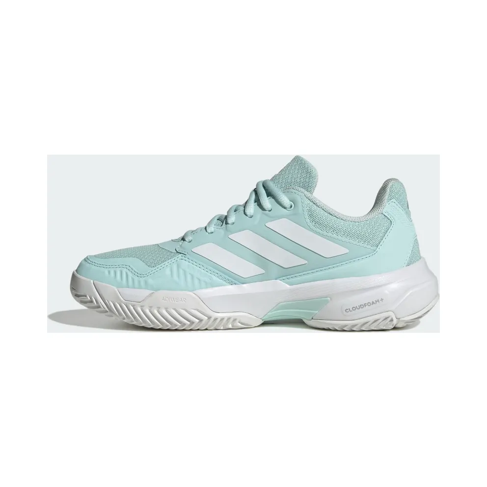 adidas Courtjam Control 3 Tennis “Halo Mint / Cloud White / Silver Metallic” (KJ1904)