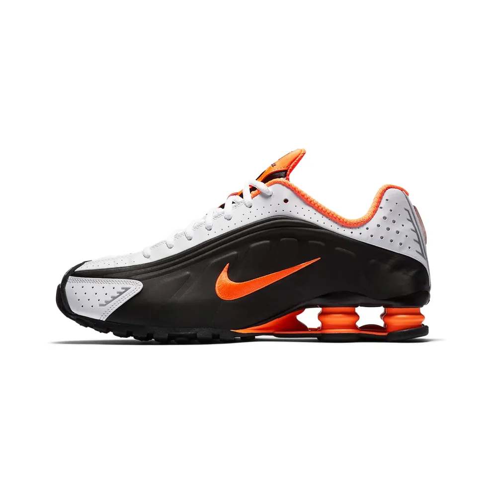 Nike Shox R4 Dutch Orange Black/White-Reflect Silver-Dutch Orange (104265-046)