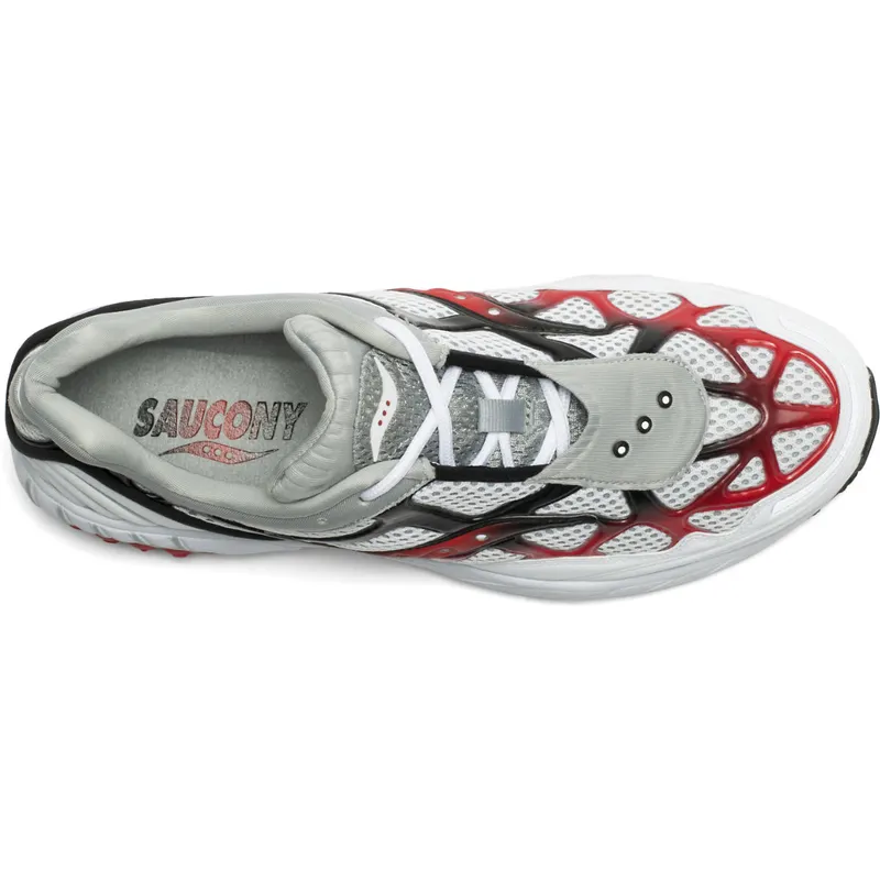 Saucony Grid Web White Grey Red White/Grey-Red (S70466-2)