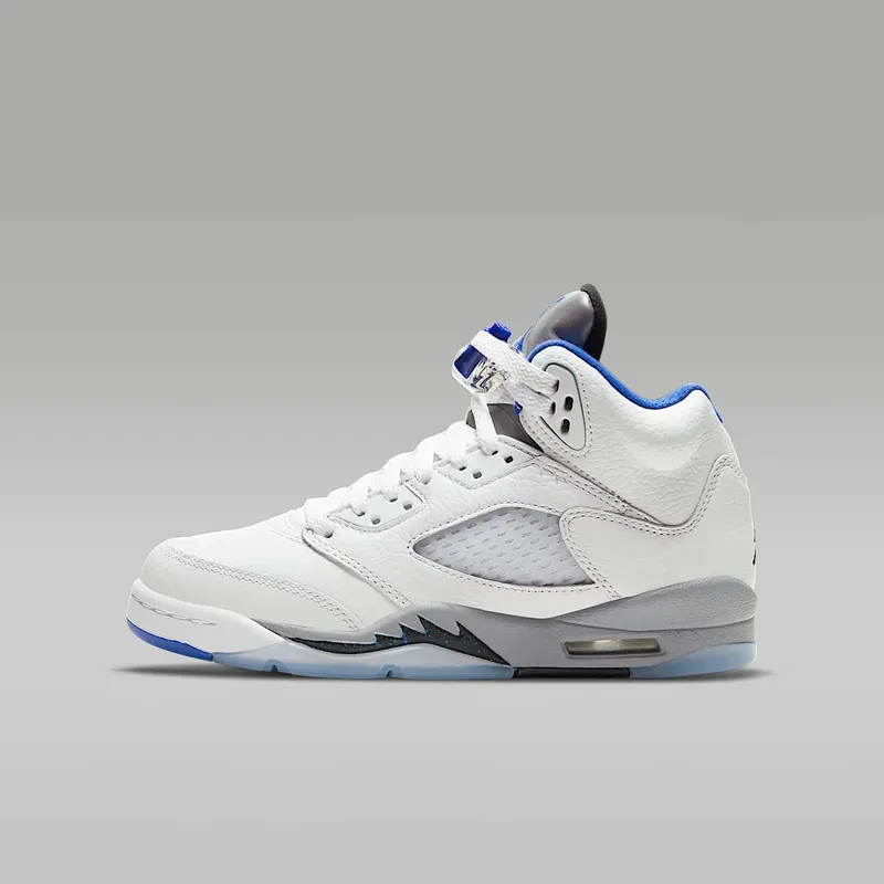 Air Jordan 5 Stealth 2 0 Hyper Royal (GS) “White / Stealth / Black / Hyper Royal” (440888-140)