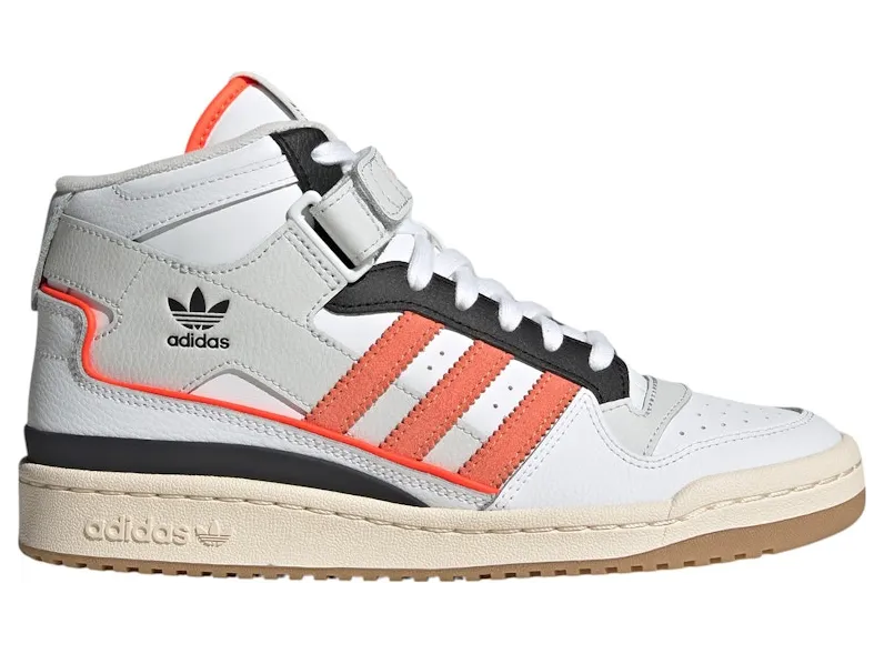 adidas Forum Mid Cloud White Semi Coral Fusion Solar Red (HQ6618)