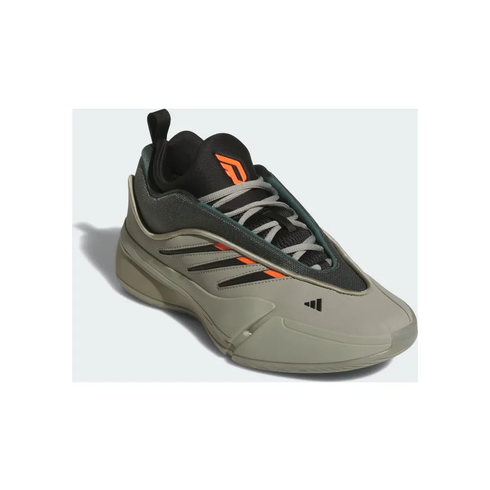 Adidas Dame 9 Low Sports Shoes Silver Pebble / Legend Ivy / Impact Orange (JI1939)
