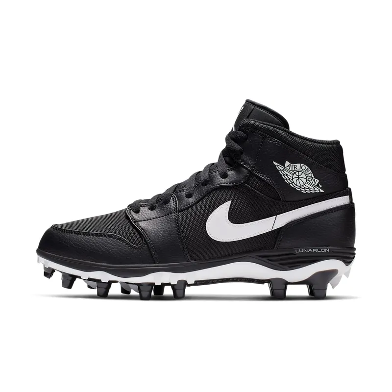 Jordan 1 TD Mid Black White Black/White-White (AR5604-001)