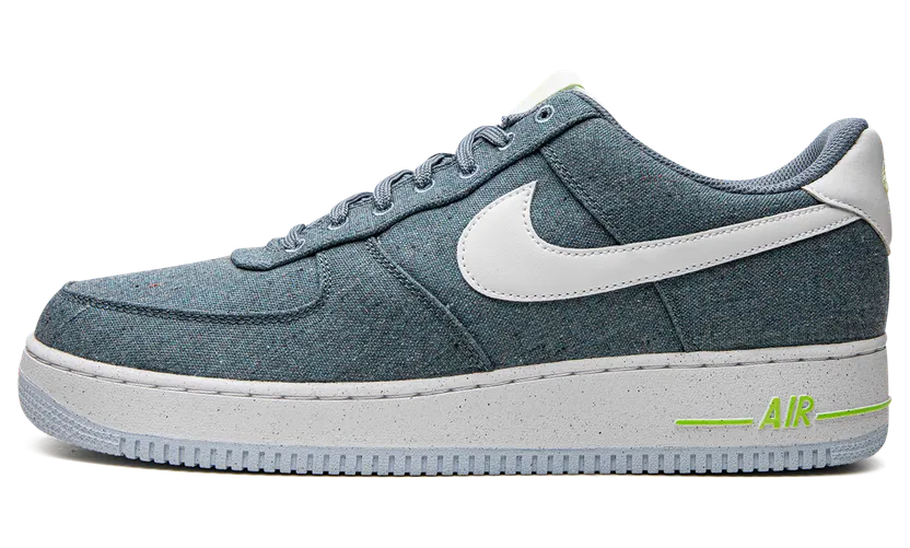Nike Air Force 1 ’07 ‘Recycled Canvas – Ozone Blue’ Ozone Blue/White/Barely Volt (CN0866-001)