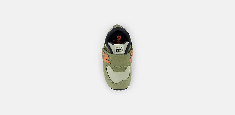 New Balance 574 Hook and Loop Dark Olivine Infield Clay (NW574SOF)