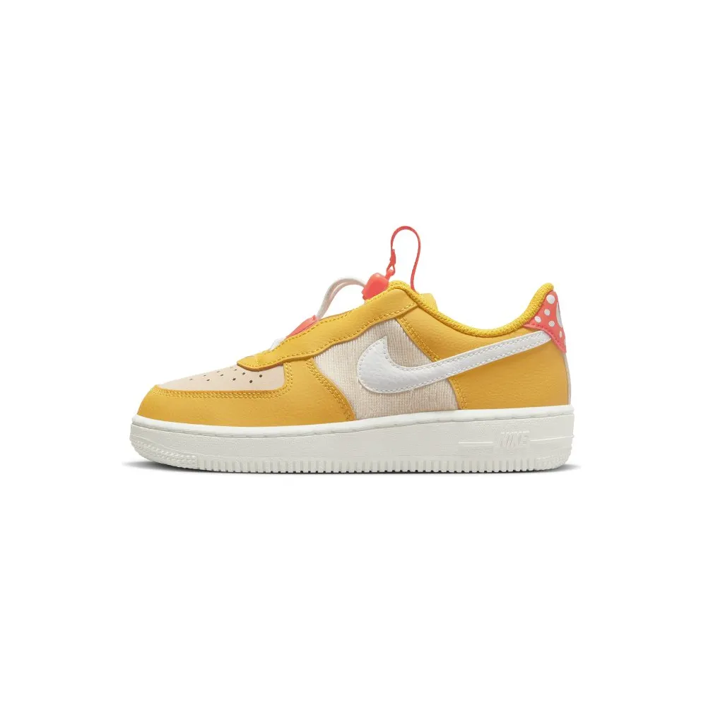 Nike Force 1 Toggle SE Younger Kids’ Yellow (DQ0365-700)