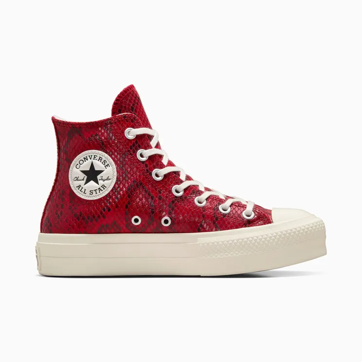 Converse Chuck Taylor All Star Lift Platform Snakeskin Print Days Ahead/Egret/Black (A13392C)