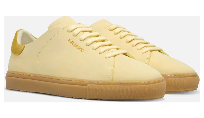 Axel Arigato Clean 90 Sneaker “Light Yellow,Yellow” (F4625001) (2)