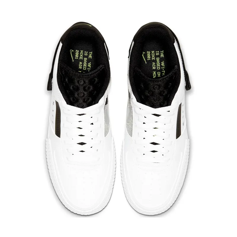 Nike Air Force AF 1 Type White Volt (2019) (AT7859-101)