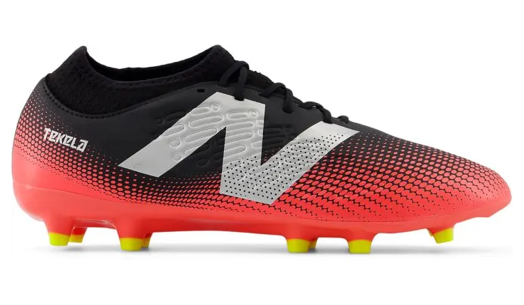 New Balance Tekela Magique V4+ FG Black Energy Red Metallic Silver (ST3FR45)
