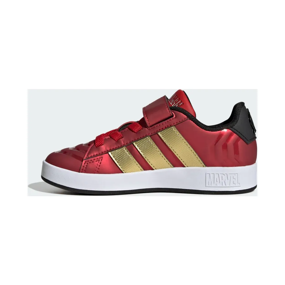 Adidas ADIDAS MARVEL AVENGERS GRAND COURT Shoes KIDS Better Scarlet / Matte Gold / Core Black (HP3614)