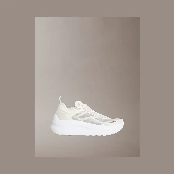 Calvin Klein Ck Volumax – Chunky Ck Stripe Runner “BRIGHT WHITE/MARSHMALLOW/ECRU” (HW0HW0300505Z)