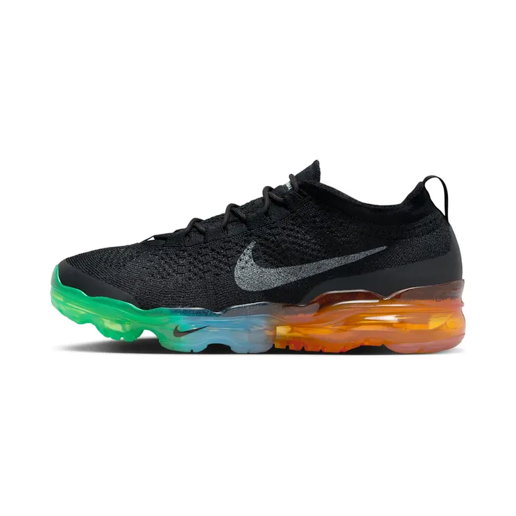 Nike Air VaporMax 2023 Flyknit Black Multi Sole “Black / Green Strike / Light Curry” (DV1678-014)