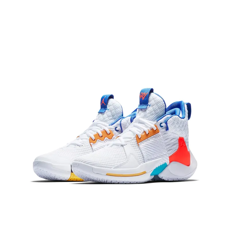 Jordan Why Not 0.2 OKC Home (GS) White/Total Crimson-Tidal Blue (AO6218-100)