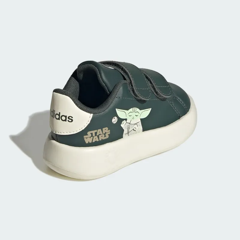 Adidas Star Wars Advantage Shoes Kids Legend Ivy / Off White / Mist Jade (IH6258)