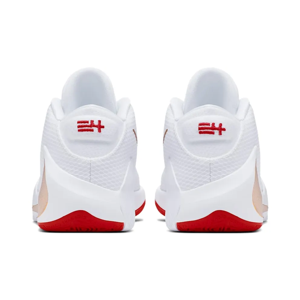 Nike Zoom Freak 1 Roses (GS) White/Metallic Gold-University Red (BQ5633-100)