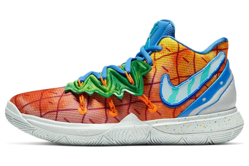 Nike SpongeBob SquarePants x Kyrie 5’Pineapple House’ GS Orange Peel/Teal Tint (CJ7227-800)