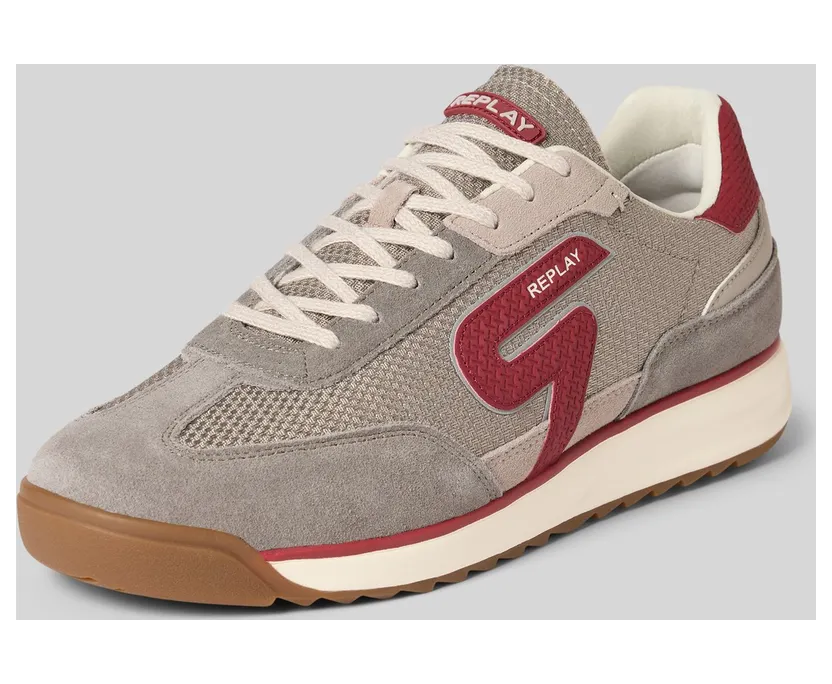 Replay sneaker Crème / Bruin / Grijs / Bordeaux (GMSIB000C0004T)