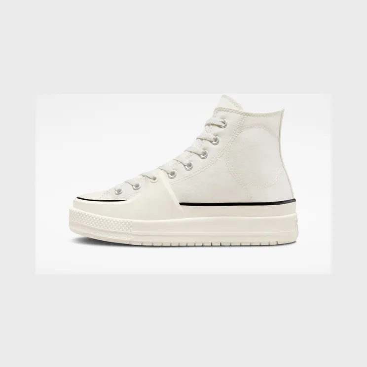 Converse Chuck Taylor All Star Construct Vintage White/zwart/egret