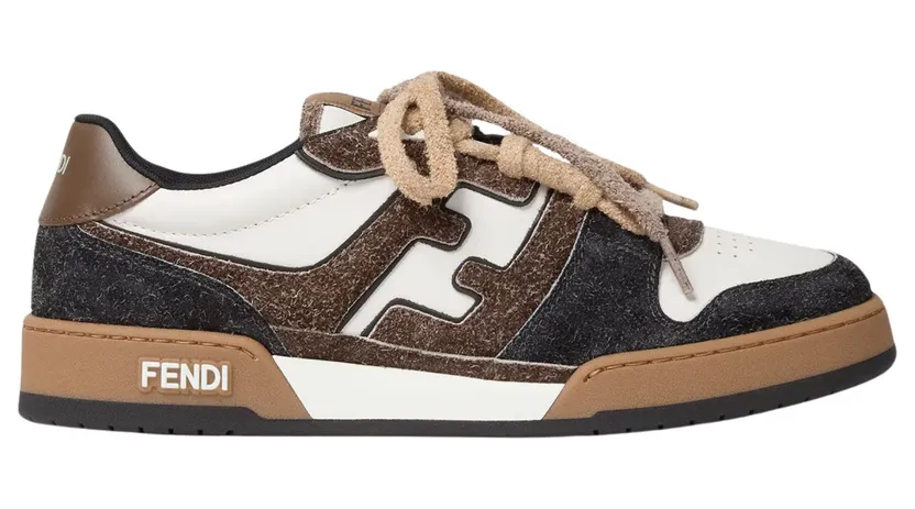 Fendi Match Sneaker White Brown