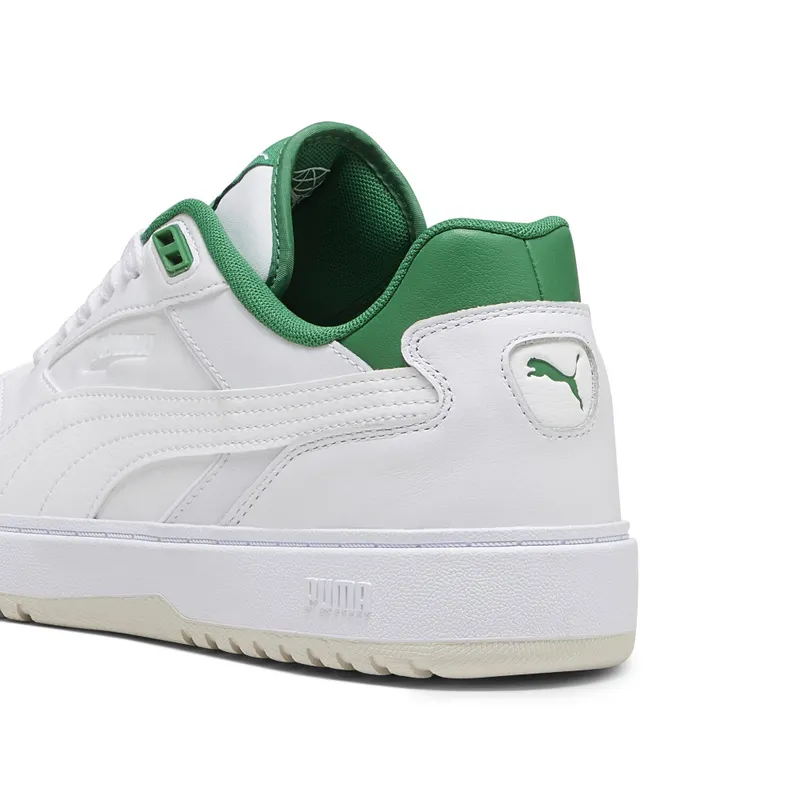 Puma Doublecourt “Puma White / Archive Green” (393284_03)