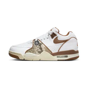 Nike Air Flight ’89 Low SP “White / Fossil / Pecan” (FD6475-100)