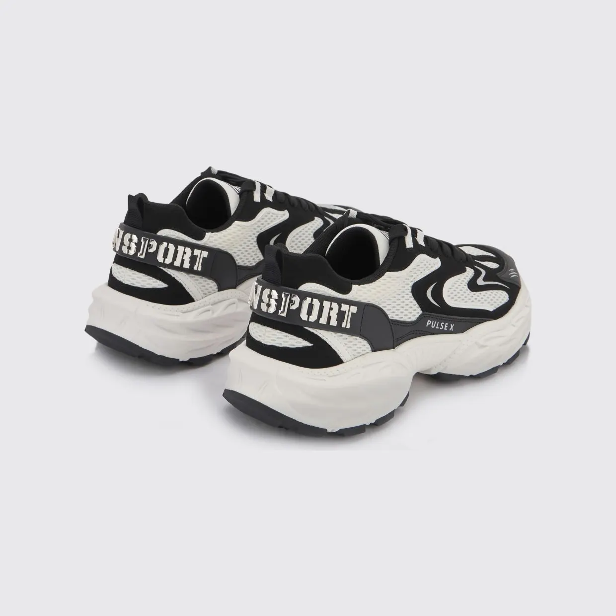 Plein Sport Pulse X Mesh and Leather Sneakers White 1 (SAFSUSC0931STE003N0102) (2)
