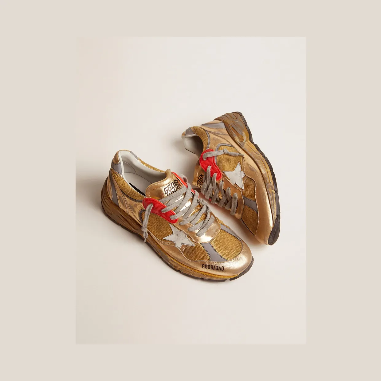 Golden Goose Dad-Star White Red Silver Grey (GMF00199F00121165120) (2)